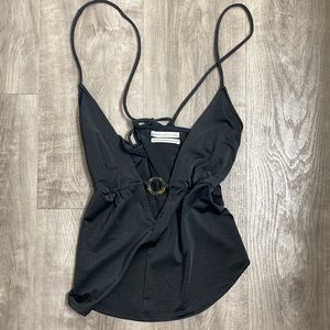 Urban outfitters backless halter tie tank